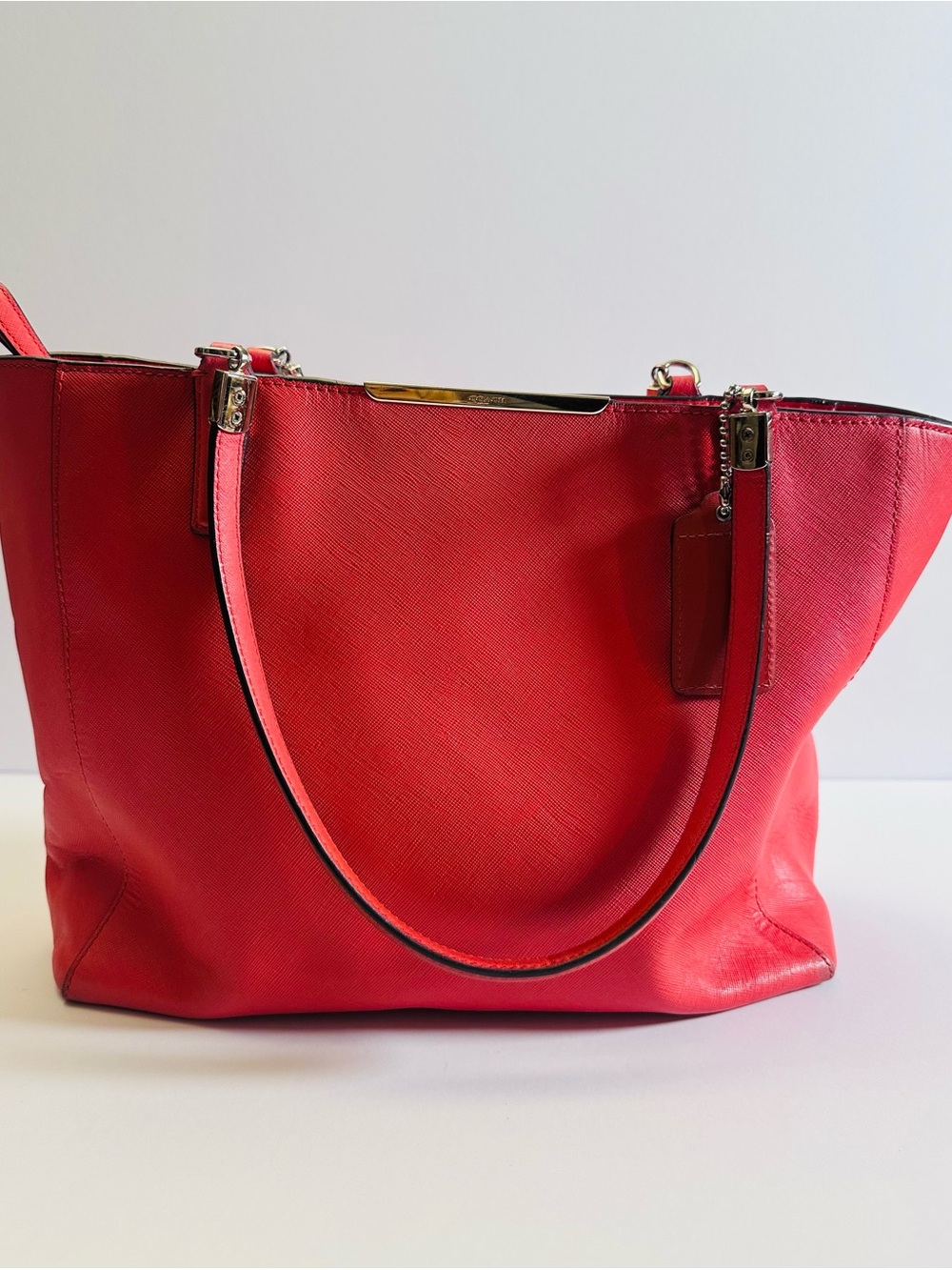 🔥 COACH RED TOTE — CLASSIC STYLE Style 29002 GREAT RESTORATION PIECE AS IS